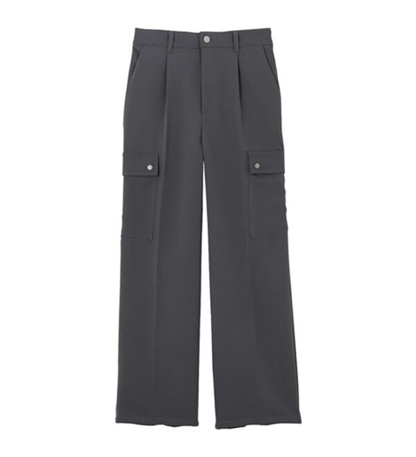 GeeRA（ジーラ）の「タックワイドストレートカーゴパンツ（フルレングスパンツ）」｜詳細画像