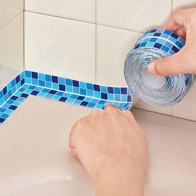 「貼り直しできる水漏れテープ（バス用品）」