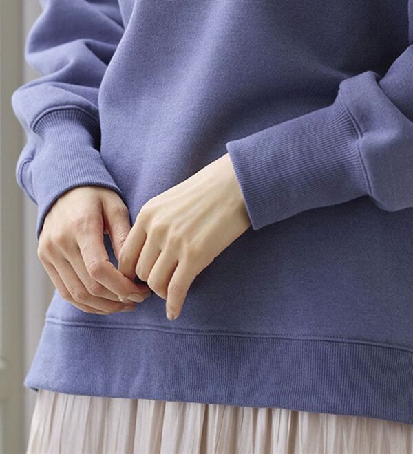 BELLUNA（ベルーナ）の「【毛玉になりにくい】あったかキレイ！大人のプリントトレーナー（トレーナー・スウェット）」｜詳細画像