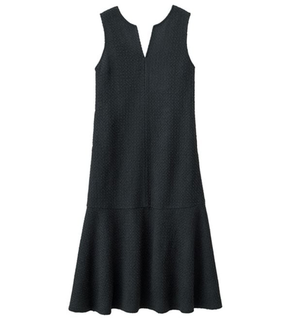 RANAN（ラナン）の「ツイード素材キーネックジャンパースカート（ジャンパースカート）」｜詳細画像