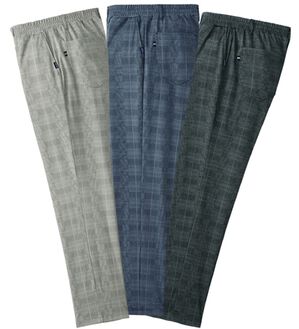 「【３本組】夏のそのままお出かけジャージパンツ（メンズルームウェア）」｜3本組