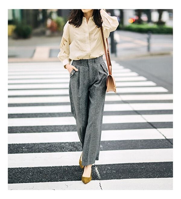 RANAN（ラナン）の「袖刺しゅう使いシャツブラウス（ブラウス）」｜詳細画像