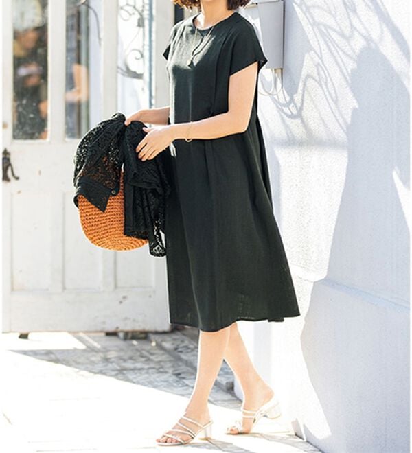 ルフラン（ルフラン）の「たっぷりドレープのワンピアンサンブル（フォーマルワンピース）」｜詳細画像