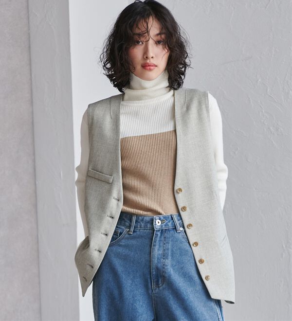 RANAN（ラナン）の「オーバーサイズジレ（ジレ）」｜詳細画像