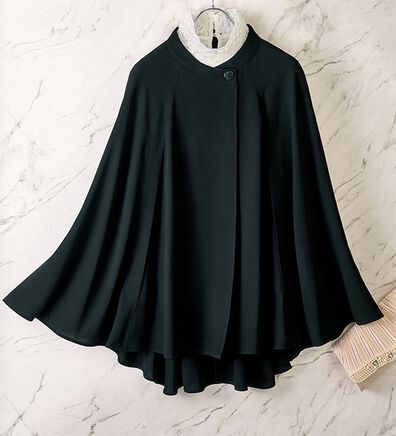 ルフラン（ルフラン）の「着回し便利なフォーマルポンチョ（ブラックフォーマル（喪服・礼服））」
