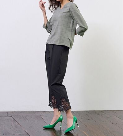 RANAN（ラナン）の「洗える！タック使いブラウス（ブラウス）」