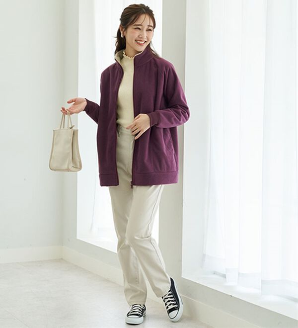 BELLUNA（ベルーナ）の「防風シート入り裏ボアあったかジャケット（ブルゾン）」｜詳細画像