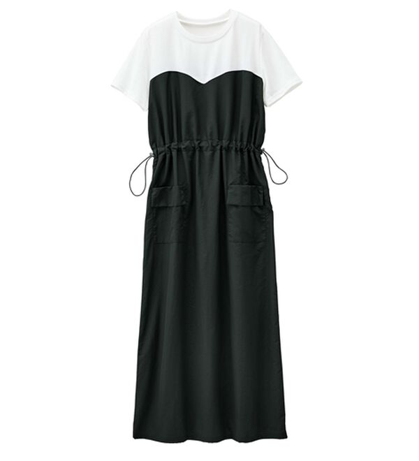 RANAN（ラナン）の「ワークデザインドッキングワンピース（ドッキングワンピース）」｜詳細画像