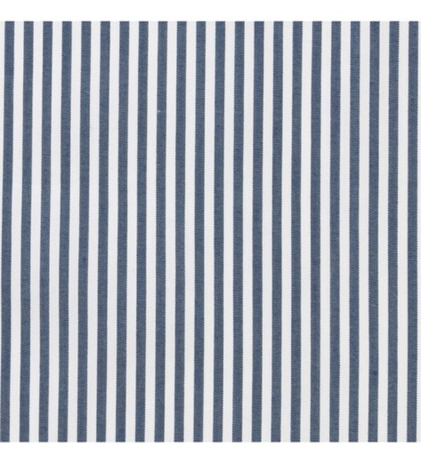 VINNO（ヴィノ）の「綿ストライプフリル衿ブラウス（ブラウス）」｜詳細画像