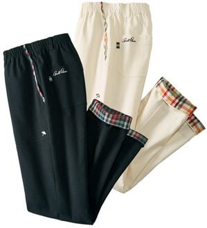 ルフラン（ルフラン）の「【アーノルド　パーマー】チェックが可愛いラクちんパンツ（その他パンツ）」｜2本組
