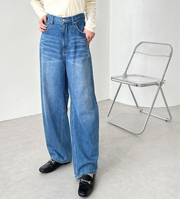 GeeRA（ジーラ）の「美脚魅せカーブデニム（フルレングスパンツ）」｜詳細画像