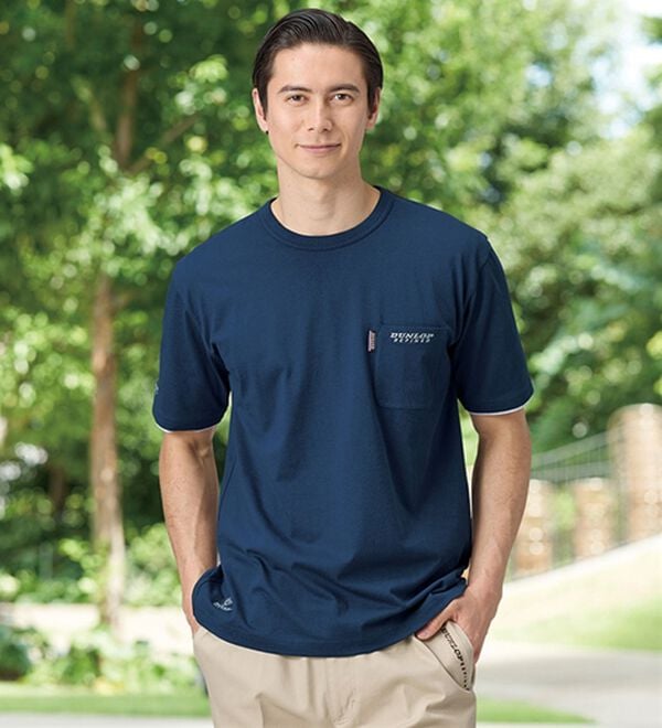 「【５色組】＜ダンロップ・リファインド＞品質自慢のベーシックＴシャツ（メンズＴシャツ）」｜詳細画像