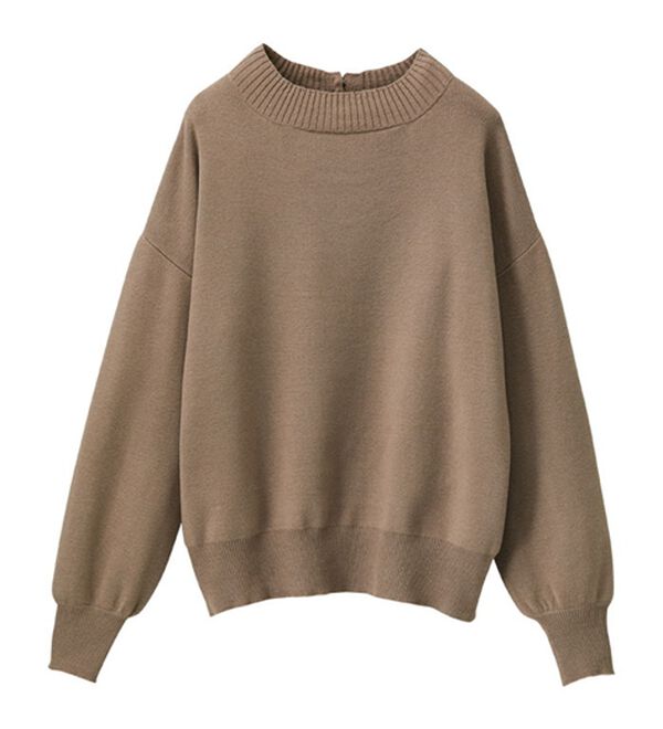 GeeRA（ジーラ）の「ボタン付モチモチニットトップス（ニット・セーター）」｜詳細画像