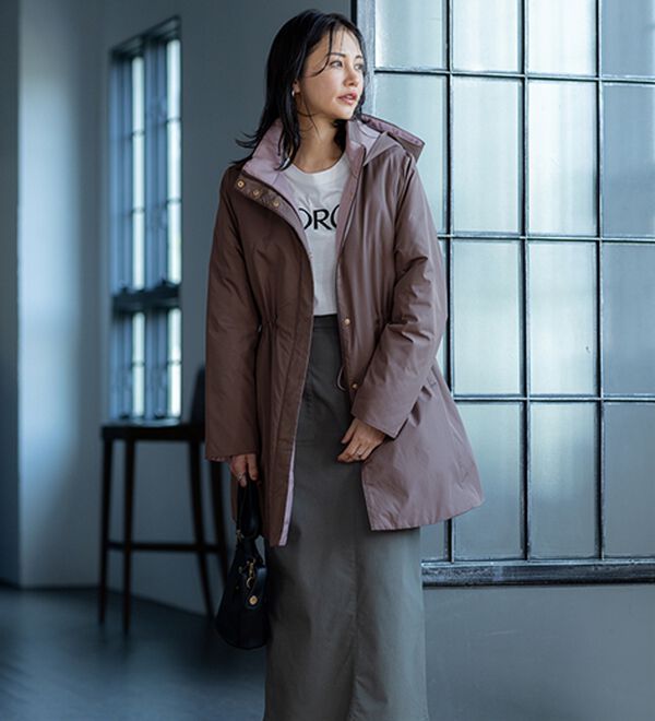 BELLUNA（ベルーナ）の「Ａｉｒｙ　＆Ｗａｒｍ　あったか軽量デザインコート（ロングコート）」｜詳細画像