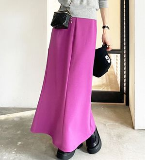 GeeRA（ジーラ）の「ダンボールマーメイドスカート（ロングスカート）」｜ピンク