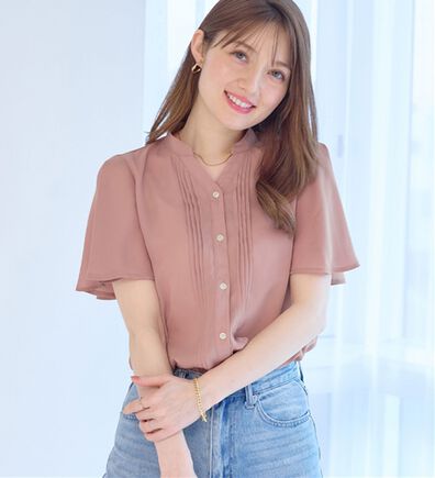 alotta（アロッタ）の「ピンタックブラウス（ブラウス）」