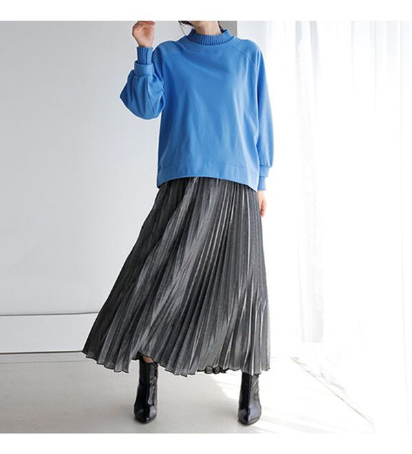 RANAN（ラナン）の「シャイニープリーツスカート（ロングスカート）」｜詳細画像