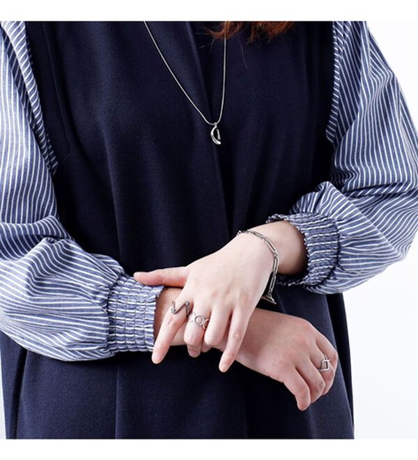 BELLUNA（ベルーナ）の「袖切替デザインハイネックワンピース（カットソーワンピース）」｜詳細画像