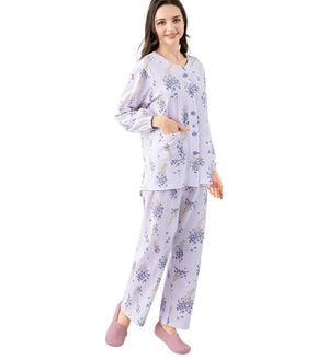 「【２着組】小柄さんにピッタリ涼やかパジャマ（パジャマ・ルームウェア）」｜詳細画像