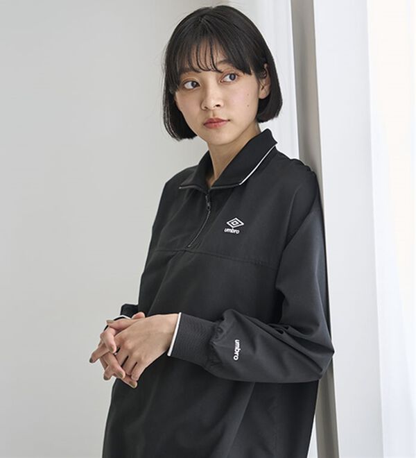 BELLUNA（ベルーナ）の「＜ｕｍｂｒｏ＞ハーフジッププルオーバー（カットソー）」｜詳細画像