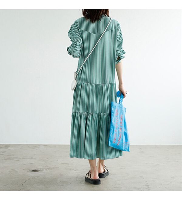 GeeRA（ジーラ）の「２ＷＡＹティアードシャツワンピース（シャツワンピース）」｜詳細画像