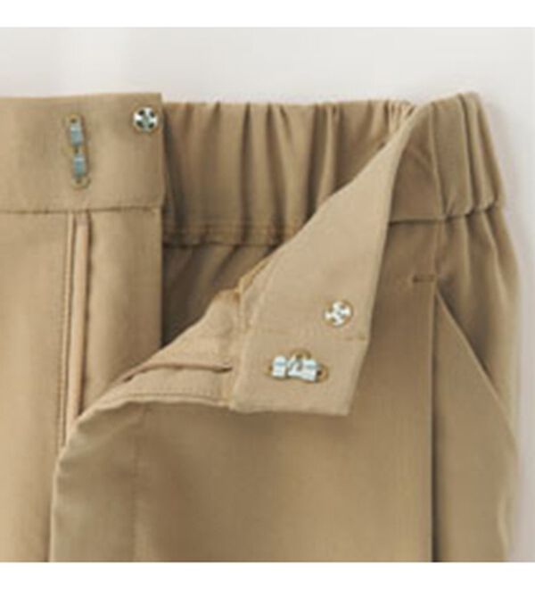 BELLUNA（ベルーナ）の「綿麻混ゆったりパンツ（フルレングスパンツ）」｜詳細画像