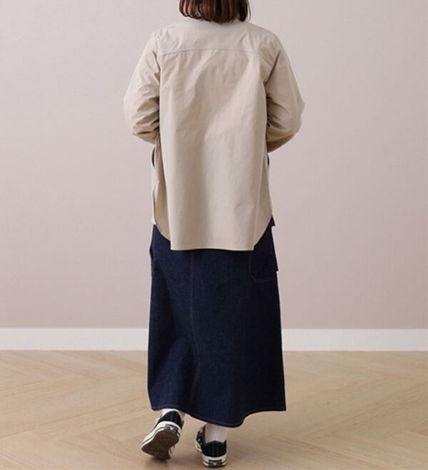 BELLUNA（ベルーナ）の「＜ｓｏｒａｆｕｋｕ＞花粉対策！スタンドカラーシャツ（シャツ）」｜詳細画像