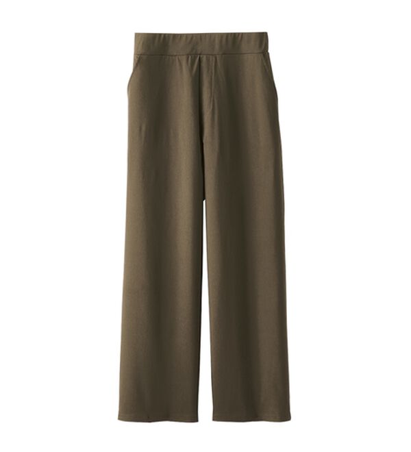 BELLUNA（ベルーナ）の「のびのびストレッチ美脚ストレートパンツ（ワイドパンツ・ガウチョ）」｜詳細画像