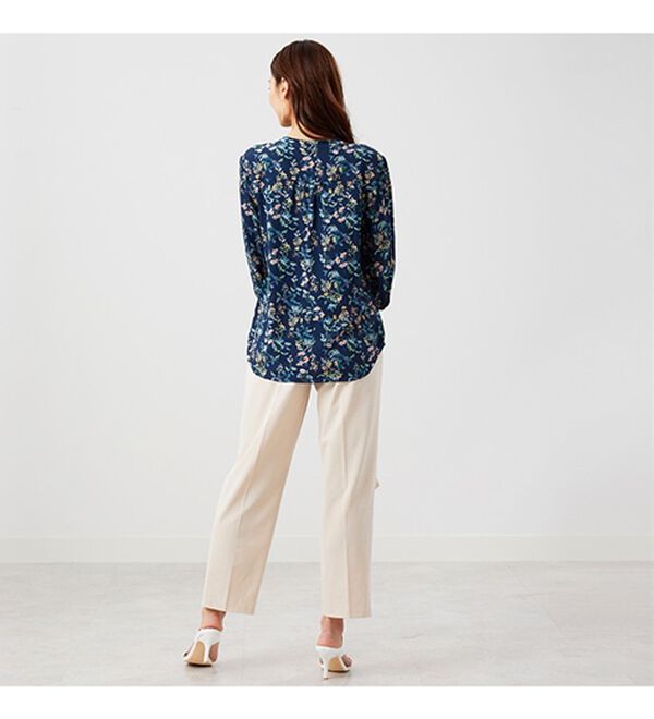 BELLUNA（ベルーナ）の「レーヨン素材ギャザーデザインブラウス（ブラウス）」｜詳細画像