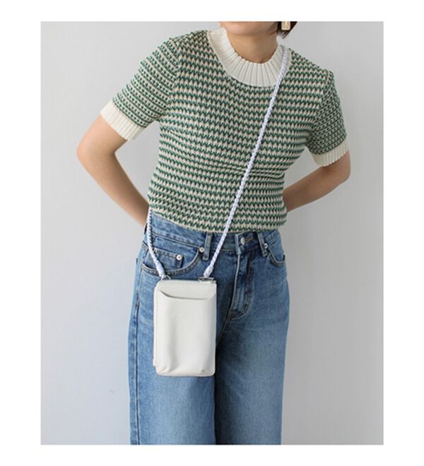 GeeRA（ジーラ）の「マルチカラーハイネックリブニット（ニット・セーター）」｜詳細画像