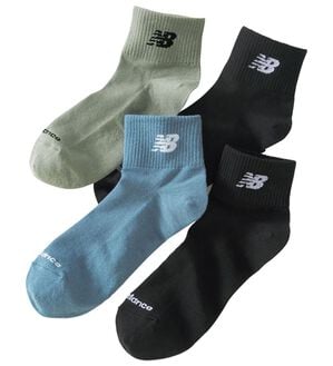 「【４足組】＜ニューバランス＞吸水速乾ソックス（メンズ靴下・タイツ）」｜詳細画像