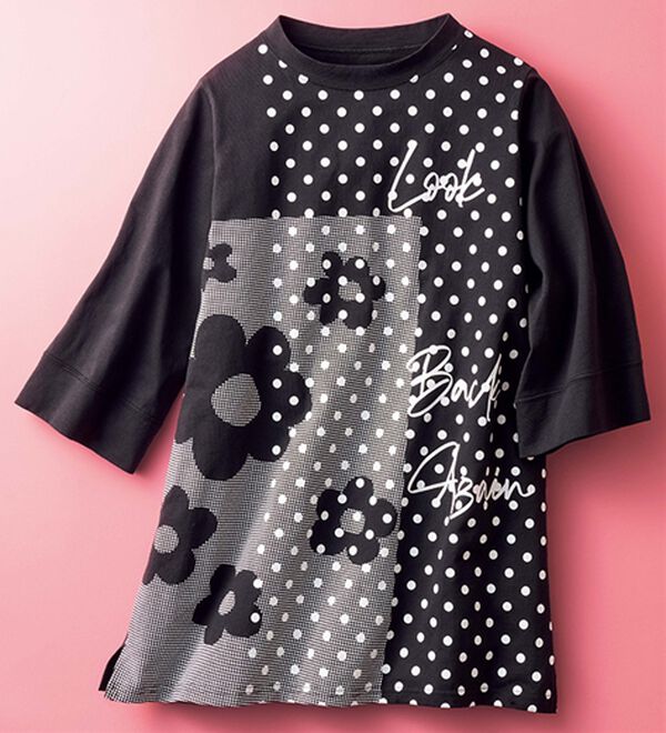 ルフラン（ルフラン）の「お出かけプルオーバー（カットソー）」｜黒