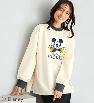 BELLUNA（ベルーナ）の「＜Ｄｉｓｎｅｙ＞リブ配色ゆったりトレーナー（トレーナー・スウェット）」｜詳細画像