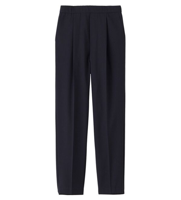 GeeRA（ジーラ）の「【２点セット】パールボタンペプラムプリーツテーパードセットアップ（パンツスーツ）」｜詳細画像