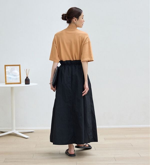 BELLUNA（ベルーナ）の「【選べるデザイン】Ｔシャツが苦手な方に！ひんやり綿混ニットＴ（ニット・セーター）」｜詳細画像