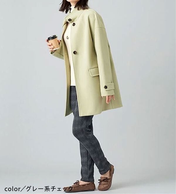 BELLUNA（ベルーナ）の「【あったか仕様♪】すっきり見え！裏ファーパンツ（フルレングスパンツ）」｜詳細画像