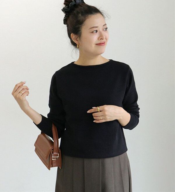 ネックが選べるプレミアムカシミヤタッチニット - ベルーナ【公式】