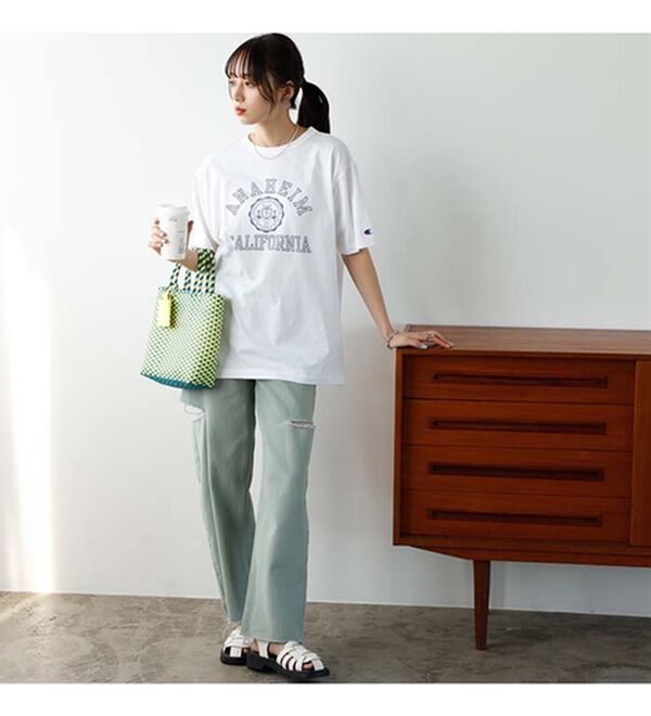 GeeRA（ジーラ）の「【ｃｈａｍｐｉｏｎ】ロゴＴシャツ（Tシャツ）」｜詳細画像