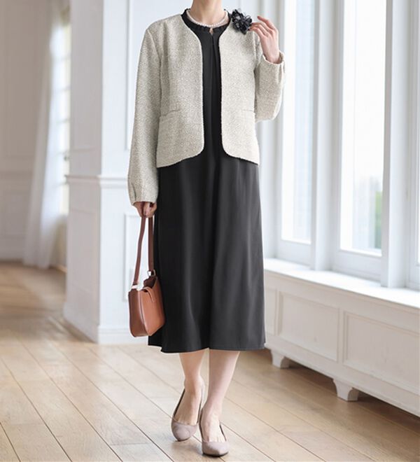 Viola e Viola（ヴィオラ エ ヴィオラ）の「【４点セット】入卒お任せ！２ジャケットワンピーススーツ（その他スーツ）」｜詳細画像