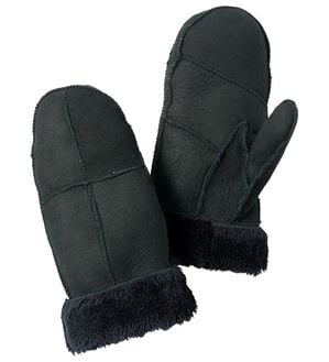 RANAN（ラナン）の「＜キャセリーニ＞ファー使いミトン（その他ファッション小物）」｜ブラック