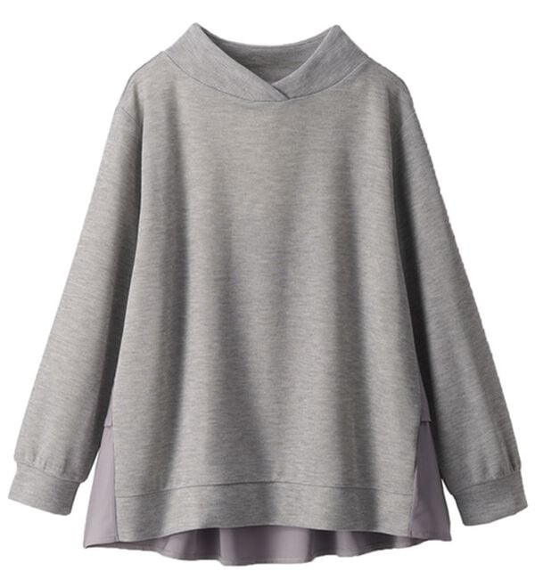 BELLUNA（ベルーナ）の「ラメ調バックフレアー切替プルオーバー（カットソー）」｜詳細画像