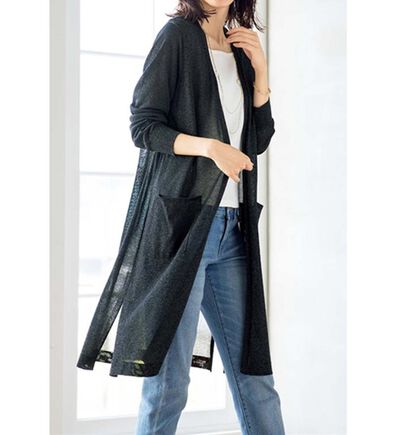 ルフラン（ルフラン）の「上品ロングカーディガン（ニットカーディガン）」