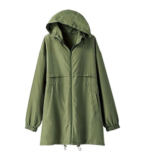 BELLUNA（ベルーナ）の「はっ水加工軽量パーカー（ポーチ付）（パーカー）」｜詳細画像