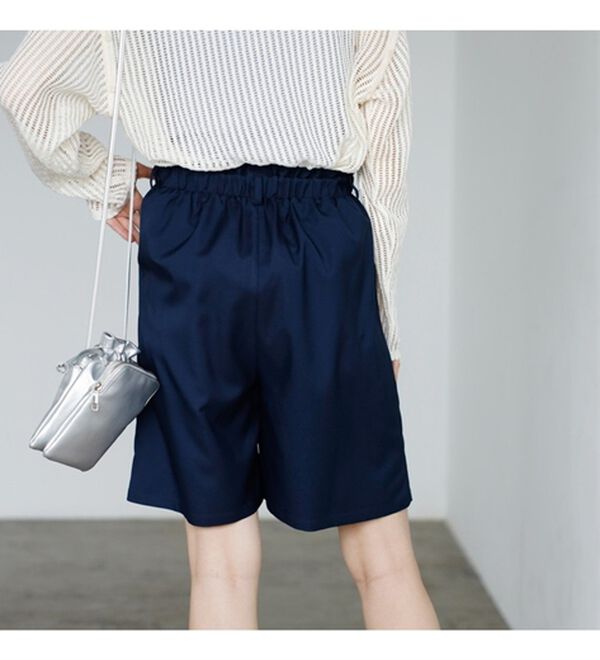 GeeRA（ジーラ）の「ハイウエストハーフパンツ（その他パンツ）」｜詳細画像