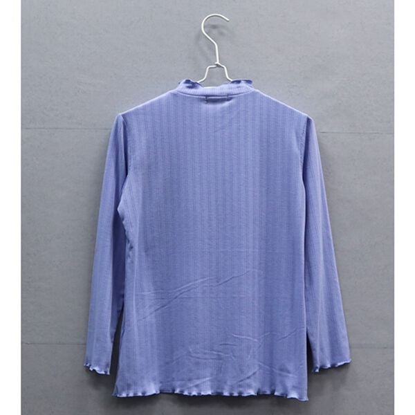 「ミニケーブル柄ハイネックプルオーバー（カットソー）」｜詳細画像