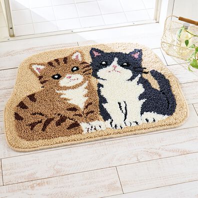 「かわいいアニマル吸水マット（バスマット）」