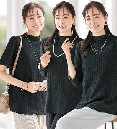 ルフラン（ルフラン）の「【３枚組】普段も行事も！ジャカードレースブラウス（ブラウス）」