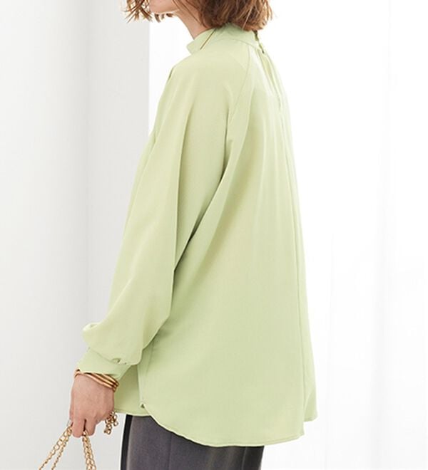 BELLUNA（ベルーナ）の「スタンド衿デザイン上品ブラウス（ブラウス）」｜詳細画像