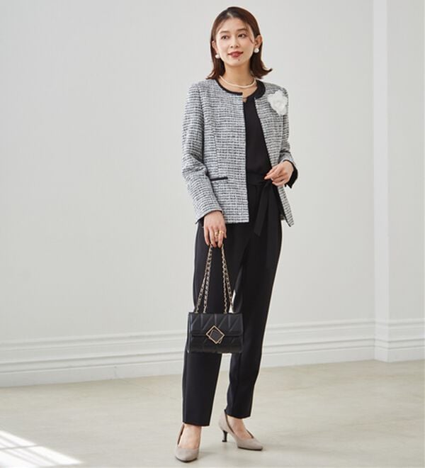 RANAN（ラナン）の「【４点セット】入学式卒業式に！選べるボトムスーツセット（パンツスーツ）」｜詳細画像