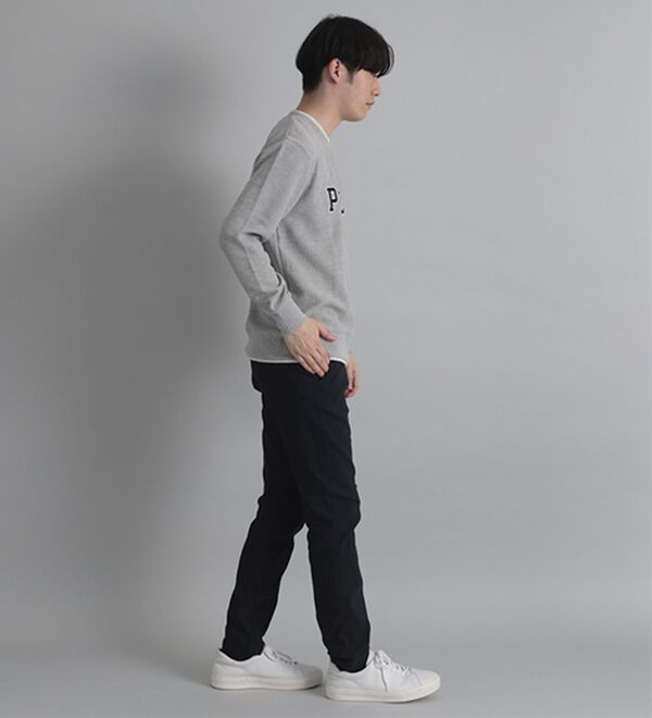 「＜ポロ・ビーシーエス＞ワッフルレイヤードトレーナー（メンズトレーナー）」｜詳細画像